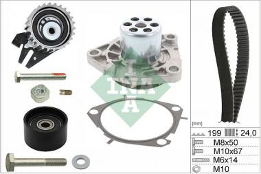 Water Pump & Timing Belt Kit Fiat 500X/Bravo II/Croma/Doblo/Doblo Cargo/Ducato 1.9D/2.0D 03- 