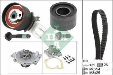 Water Pump & Timing Belt Kit Volvo C30/C70 II/S40 II/S60/II/S80/II/V40/V50/V60/V70 II/III/XC60/XC70 2.0D/2.4D/2.4DH 01- 