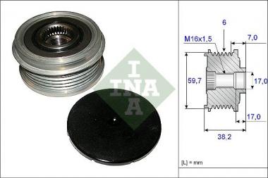 Skriemulys generatoriaus Ford Mondeo 3.0 02-07 