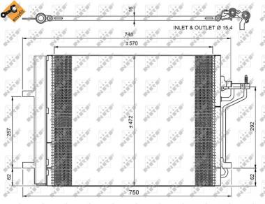 Condenser, air conditioning 