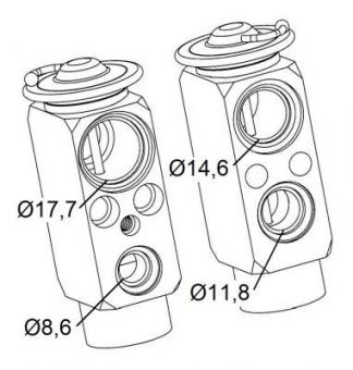 Expansion Valve, air conditioning 