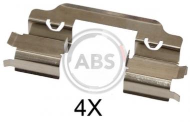 Комплект держателей передних колодок 