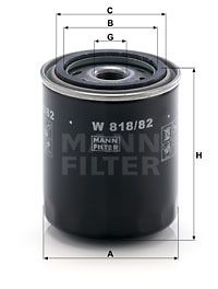 Oil filter Nissan Almera/Primera/Sunny 1.4-1.6 