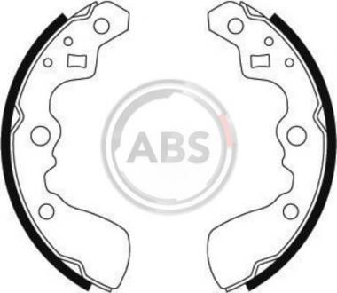 Stabdžių trinkelių komplektas Suzuki Swift 89-01 būgn/galas 