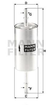 Fuel filter Ford Focus 1.4-2.0 98> 