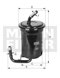 Фильтр для бензина Mazda 626 2.0/2.0 16v/2.2 12v 87-91 