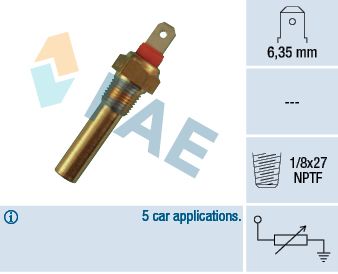 Sensor, coolant temperature 