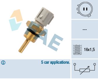 Sensor, coolant temperature