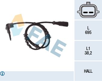 Sensor, wheel speed 