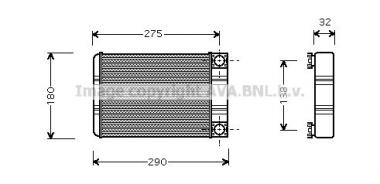 Радиатор отопления MB W203 00- 