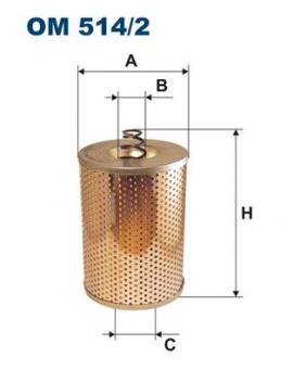 Filter, operating hydraulics