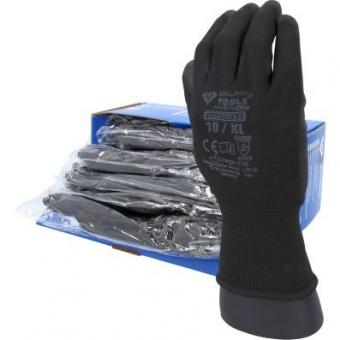 Micro fine-knit gloves, size 10 / XL 