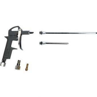 Oro apipūtimo pistoletas su prailginimais (25/100/200 mm), max. 6,3 bar (90 psi), 1/4"PT 