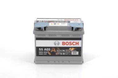 Аккумулятор Bosch S5A 60Ah/680A Start-Stop AGM (VRLA) 242x175x190 -+/B13 