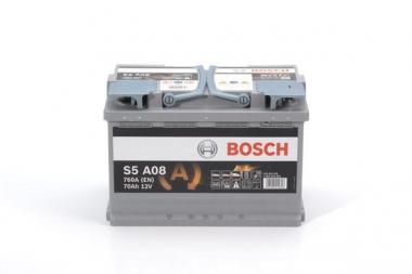 Akumuliatorius Bosch S5A 70Ah/760A Start-Stop AGM (VRLA) 278x175x190 -+/B13 