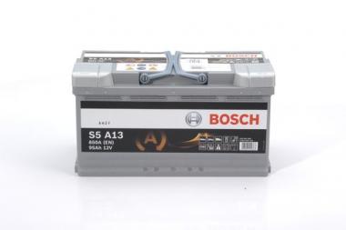 Battery Bosch S5A 95Ah/850A Start-Stop AGM (VRLA) 353x175x190 -+/B13 