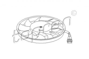 Вентилятор радиатора 280 mm 300 W 