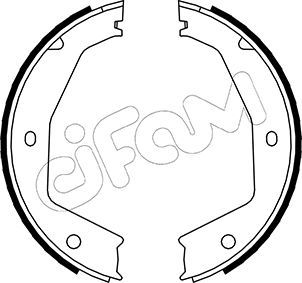 Brake Shoe Set, parking brake