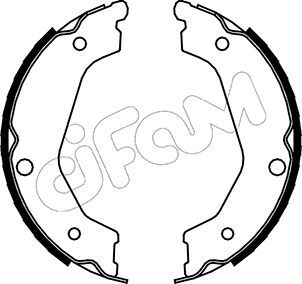 Brake Shoe Set, parking brake