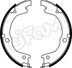 Brake Shoe Set, parking brake 