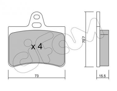Brake Pad Set, disc brake