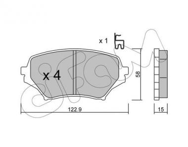 Brake Pad Set, disc brake 